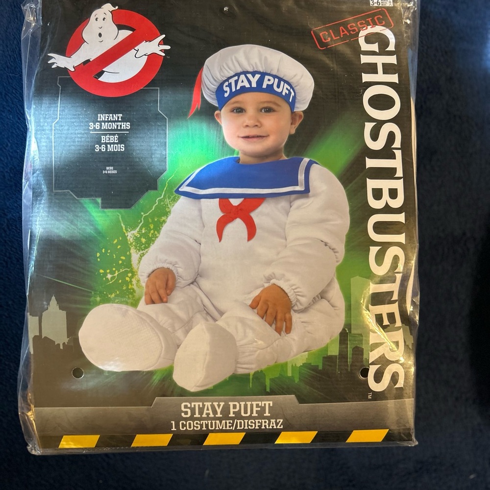 Stay Puft Infant Costume - White and Blue